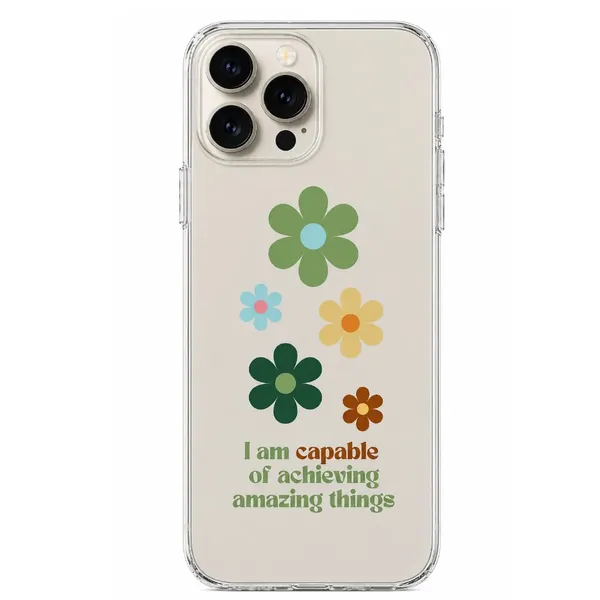 Floral_Affirmation_Clear_Case