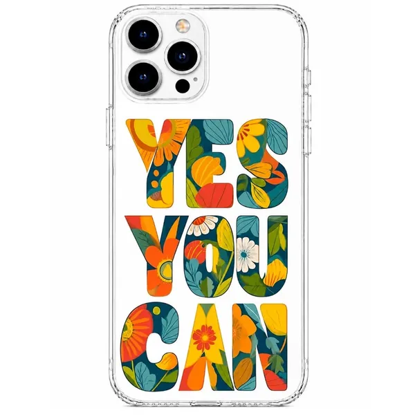 Positive_Energy_Floral_Clear_Case