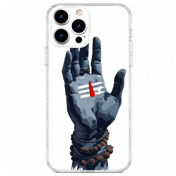 Divine_Shiva_Blessing_Mudra_Clear_Case