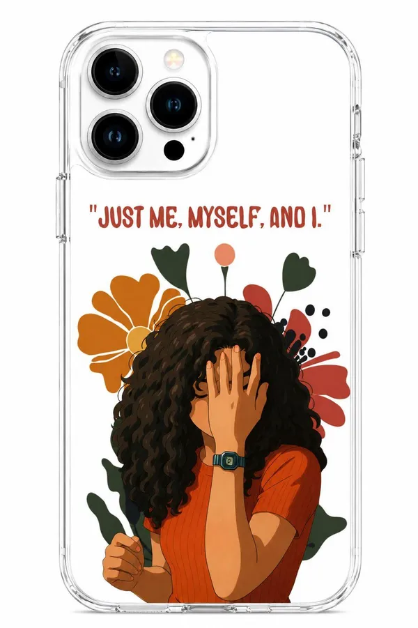 Self-Love_Floral_Affirmation_Clear_Case