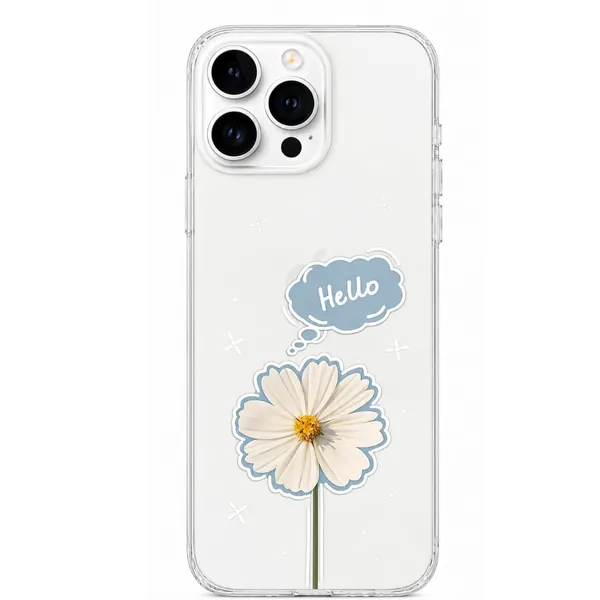 Friendly_Blossom_Hello_Clear_Case