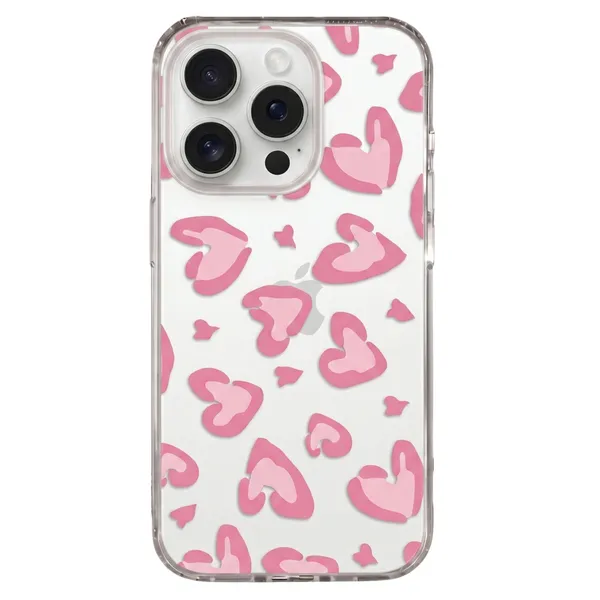 Pink_Heart_Leopard_Spot_Clear_Case