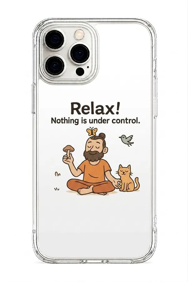 Relax_Nothing_Is_Under_Control_Phone_Case