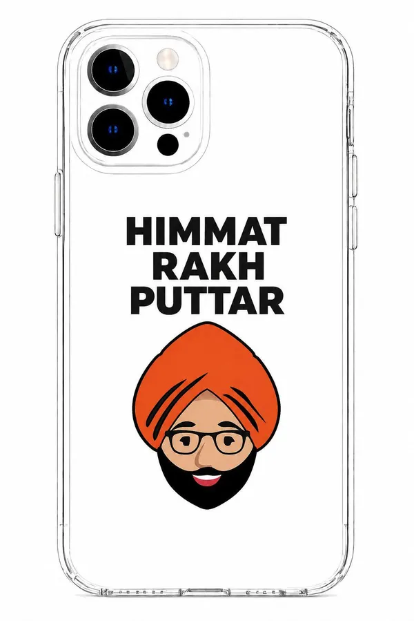 Himmat_Rakh_Puttar_Punjabi_Clear_Phone_Case