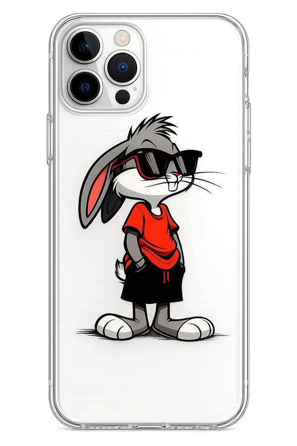 Cool_Bunny_Streetwear_Clear_Phone_Case