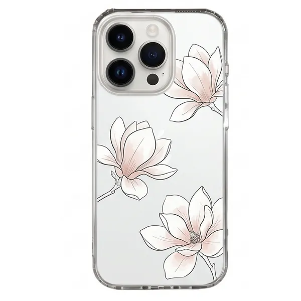 Soft_Magnolia_Sketch_Minimalist_Clear_Phone_Case