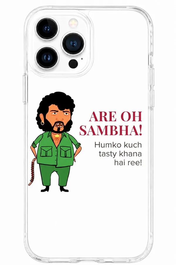 Funny_Gabbar_Sholay_Bollywood_Meme_Clear_Phone_Case