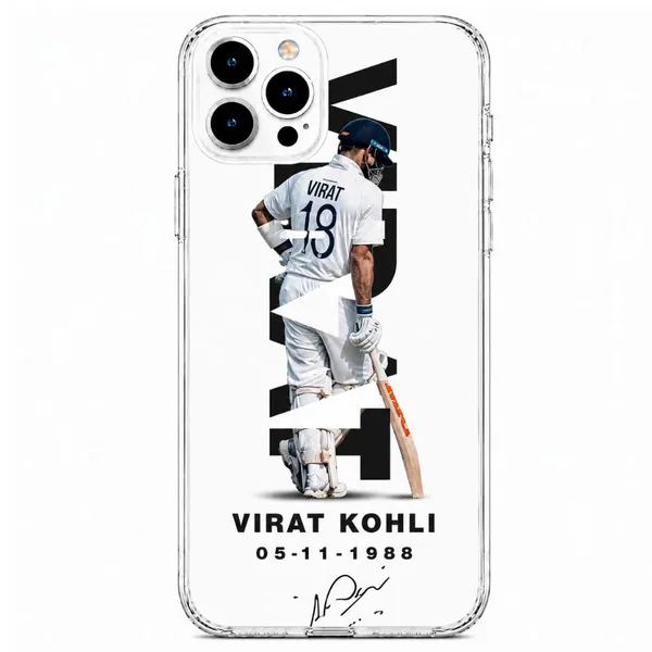 Virat_Kohli_Signature_Cricket_Fan_Clear_Phone_Case