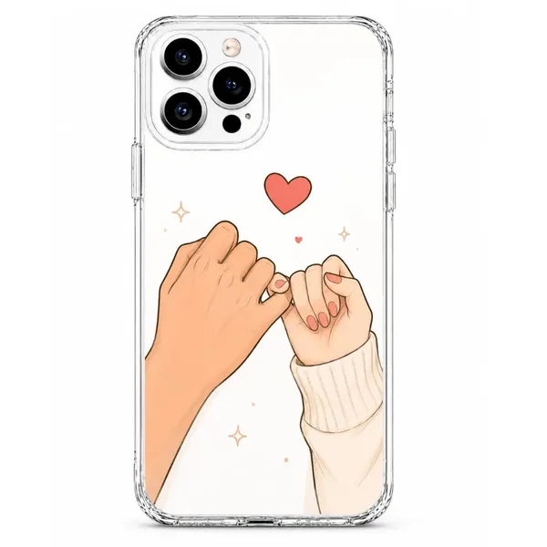 Pinky_Promise_Love_Clear_Phone_Case