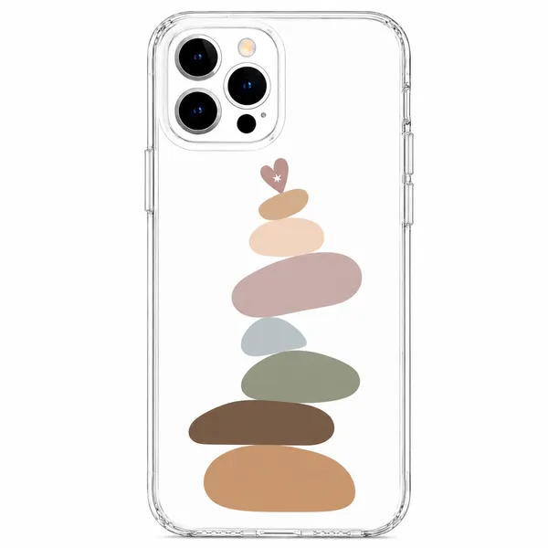 Zen_Balancing_Stones_Clear_Phone_Case