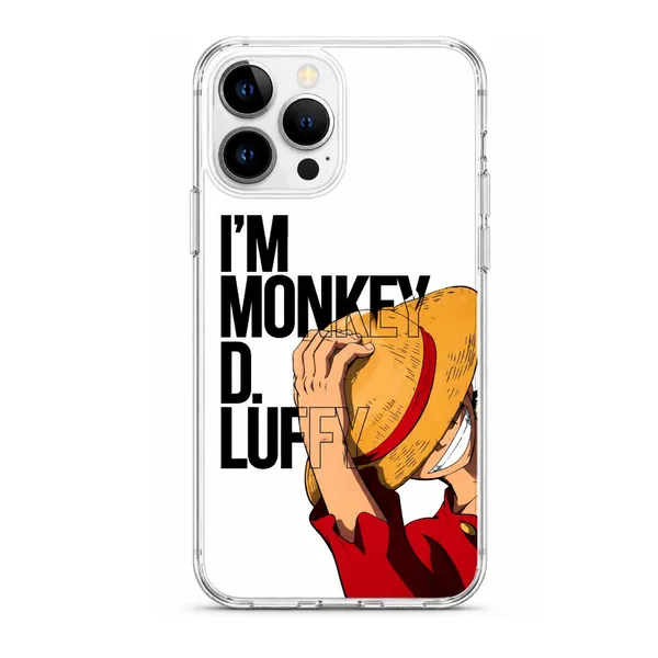 I'M_Monkey_D._Luffy_One_Piece_Anime_Clear_Phone_Case