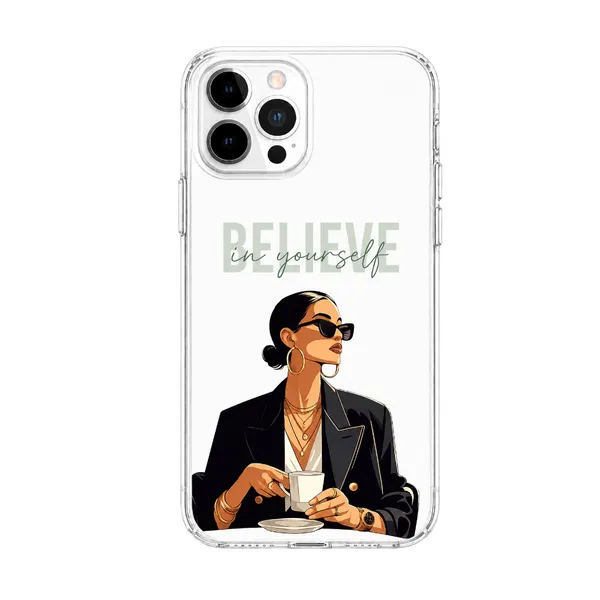 Believe_In_Yourself_Fashion_Girl_Transparent_Tpu_Phone_Case