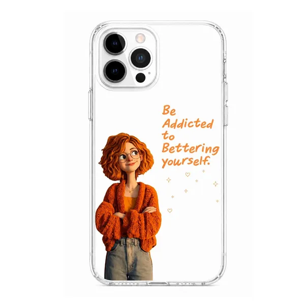 Inspirational_Cartoon_Girl_Quote_Transparent_Tpu_Phone_Case