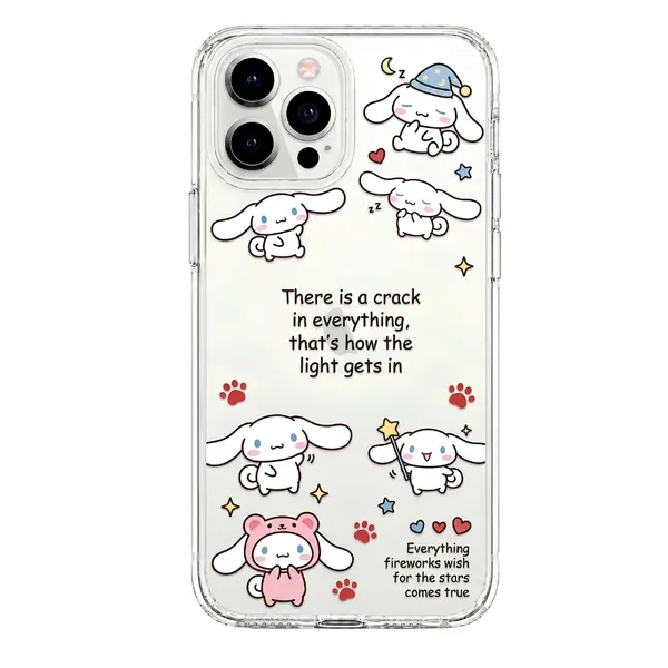 Caseculture_Clear_Tpu_Phone_Cover_Anime_Character_Doodle_Print