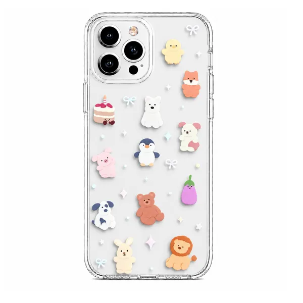 Cute_Animal_Charm_Kawaii_Pastel_Tpu_Mobile_Cover