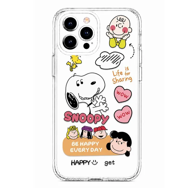 Caseculture_Clear_Tpu_Phone_Cover_Cartoon_Character_Colorful_Print