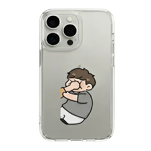 Chibi_Crying_Boy_Graphic_Clear_Tpu_Mobile_Cover