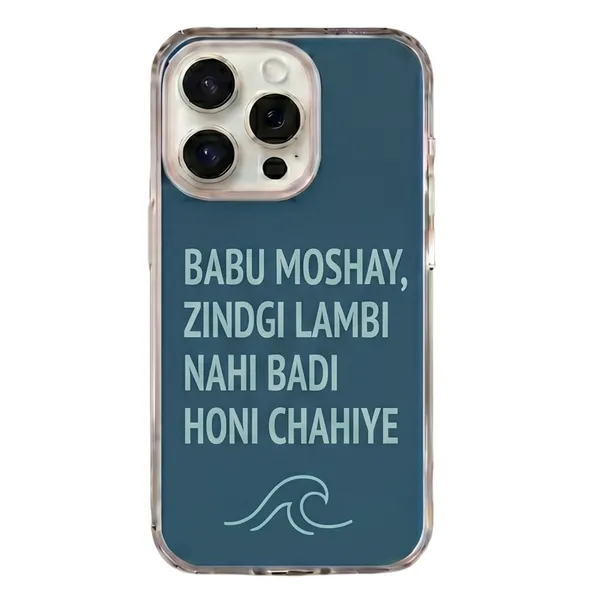 Babu_Moshay_Bollywood_Quote_Teal_Blue_Tpu_Phone_Case