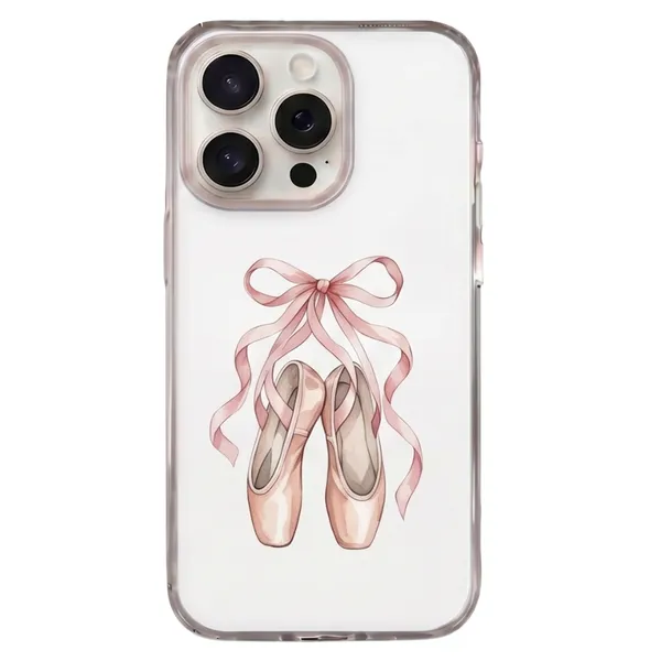 Ballet_Slippers_Pink_Ribbon_Clear_Tpu_Phone_Case
