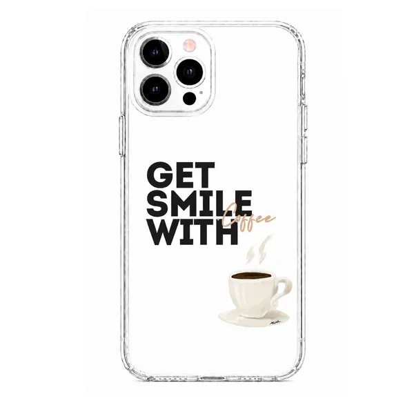 Caseculture_Get_Smile_With_Coffee_Quote_Clear_Tpu_Mobile_Cover