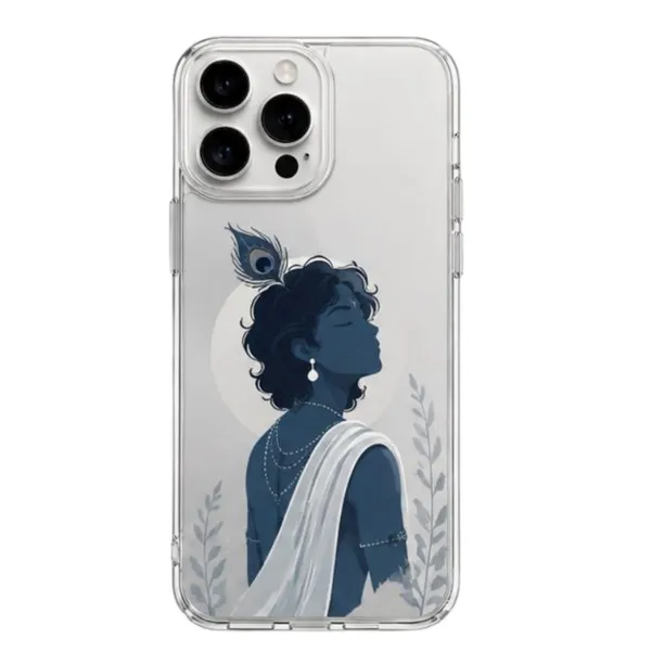 Lord_Krishna_Side-Profile_Halo_Print_Clear_Phone_Case