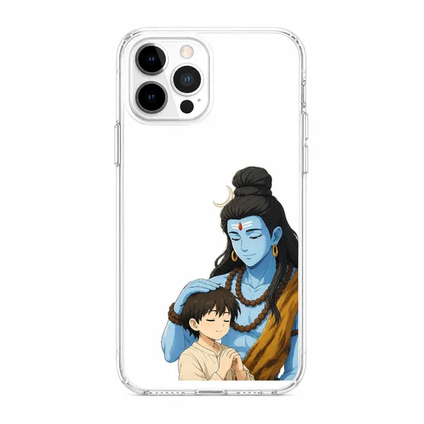 Lord_Shiva_Anime_Art_Transparent_Tpu_Phone_Case