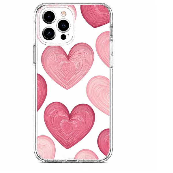 Pink_Heart_Hand-Painted_Pattern_Tpu_Mobile_Cover