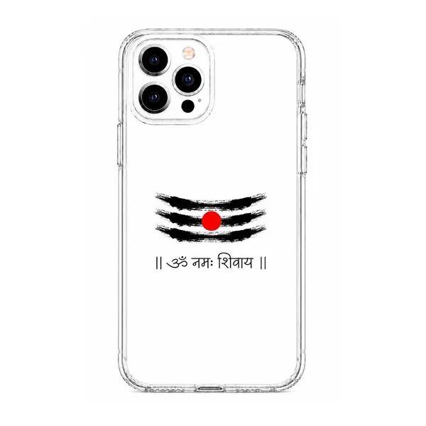 Caseculture_Tripundra_Om_Namah_Shivaya_Clear_Tpu_Mobile_Cover