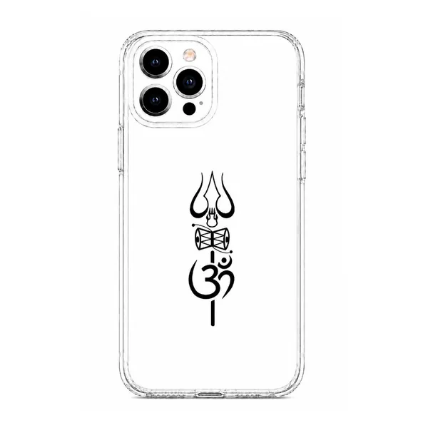 Caseculture_Trishula_Damru_Om_Divine_Totem_Clear_Tpu_Mobile_Cover