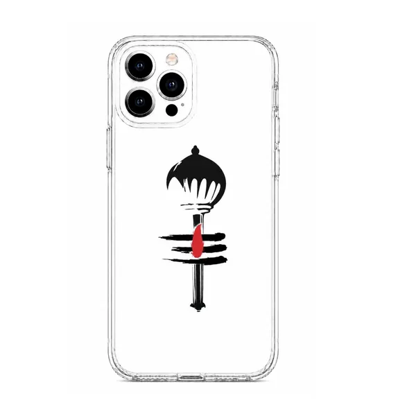 Caseculture_Clear_Tpu_Phone_Cover_Gada_Tripundra_Sacred_Art_Print