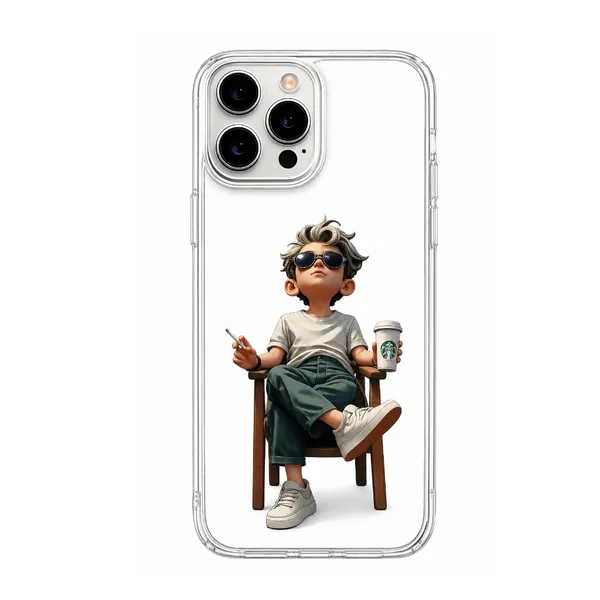 Starbucks_Coffee_&_Chill_Urban_Aesthetic_Clear_Phone_Case