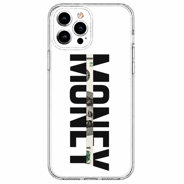 Minimalist_Money_Graphic_Transparent_Tpu_Mobile_Cover