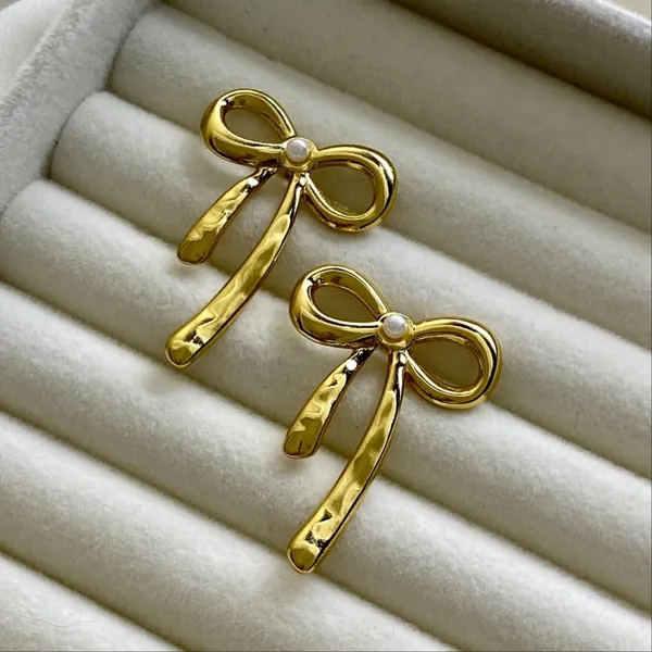 Gold_Waterproof_Anti_Tarnish_Bow_Pearl_Earrings