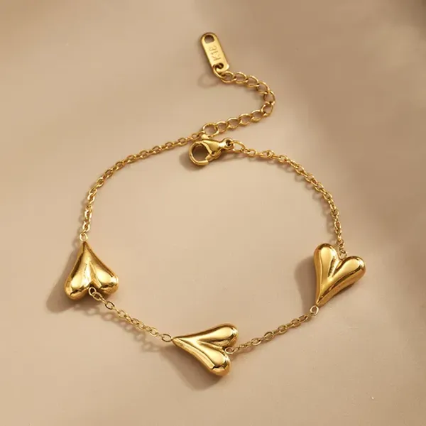 Gold_Waterproof_Anti_Tarnish_Multi_Heart_Charm_Bracelet