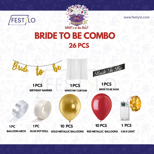 Golden_Bride_To_Be_Decor_Set_26_Pcs