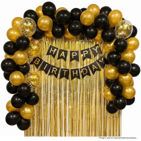 Black_Golden_Birthday_Decoration_34_Pcs