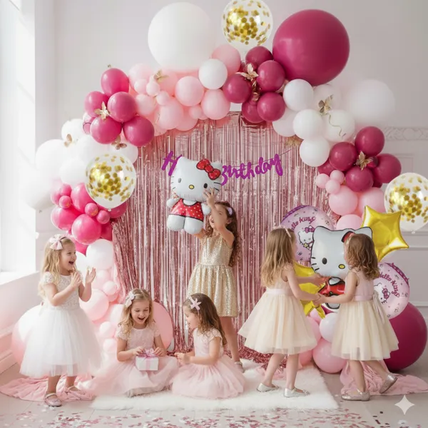Hello_Kitty_Birthday_Combo_60_Pcs_Rose_Gold_Frills