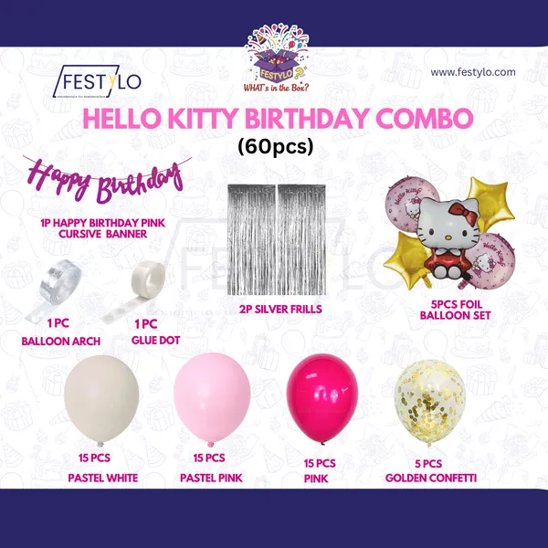 Hello_Kitty_Birthday_Combo_60_Pcs_Silver_Frills