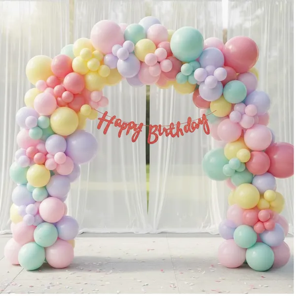Pastel_Birthday_Decoration_Glitter_Combo_Red