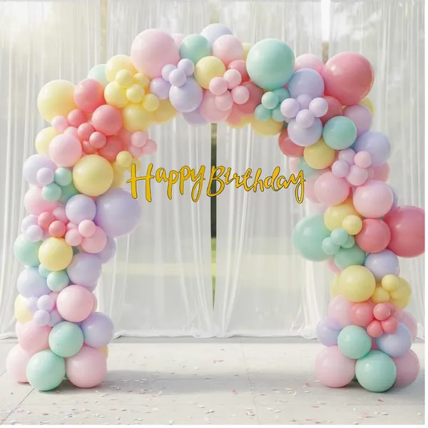 Pastel_Birthday_Decoration_Glitter_Combo_Black_Golden