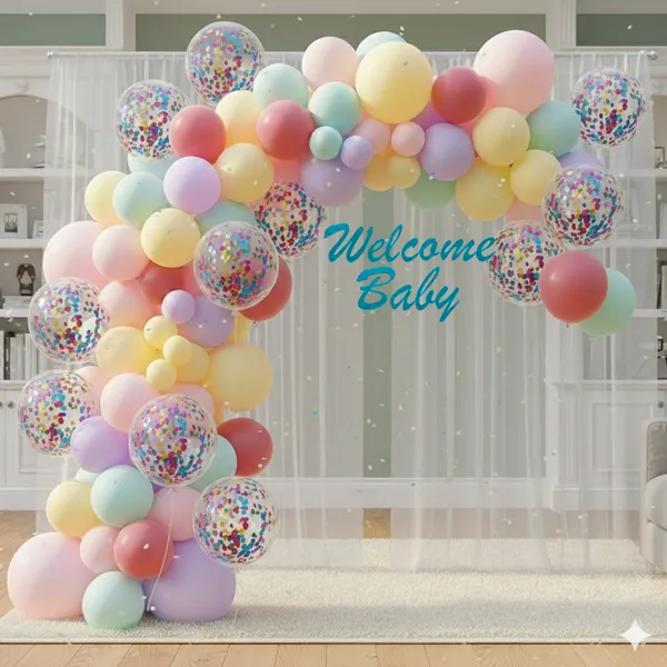 Pastel_Theme_Party_Combo_Decoration_Kit_114_Pcs_Welcome_Baby_Balloon_Arch_Set