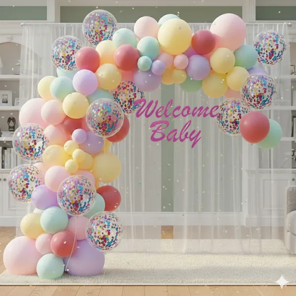 Pastel_Theme_Party_Combo_Decoration_Kit_114_Pcs_Welcome_Baby_Balloon_Arch_Set