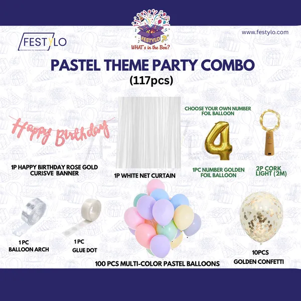 Pastel_Theme_Birthday_Combo_Kit_With_Rose_Gold_Banner