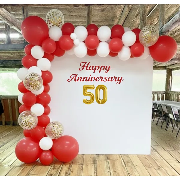 50th_Anniversary_Combo_Decoration_Kit_50_Pcs_Red_White_Gold_Theme