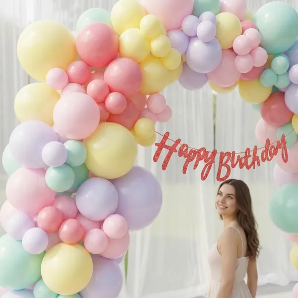 Pastel_Birthday_Decoration_Glitter_Combo_Red
