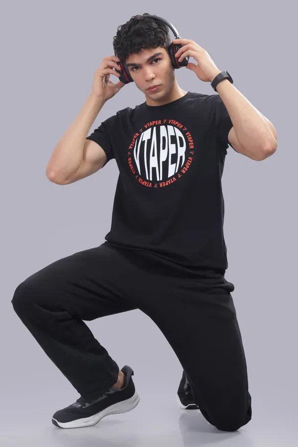 Black_Cotton_Elastine_Legacy_Fit_T_Shirt_For_Men