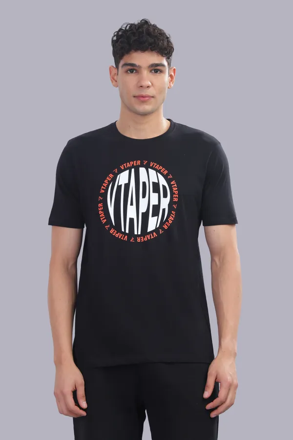 Black_Cotton_Elastine_Legacy_Fit_T_Shirt_For_Men