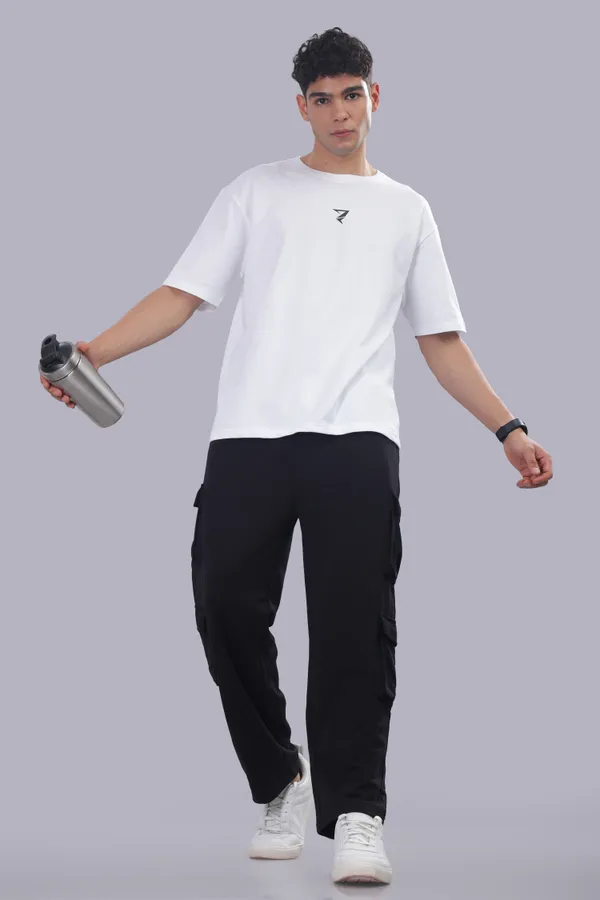 White_Cotton_Elastine_Oversize_Streetwear_T_Shirt_For_Men