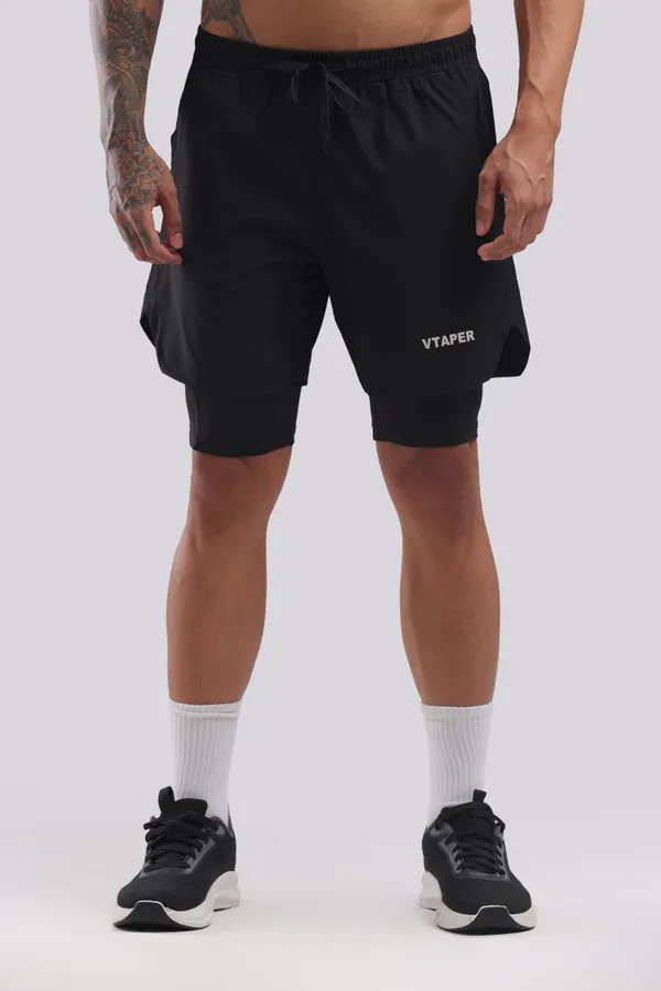Black_Polyster_Drfyfit_Running_Shorts_For_Men