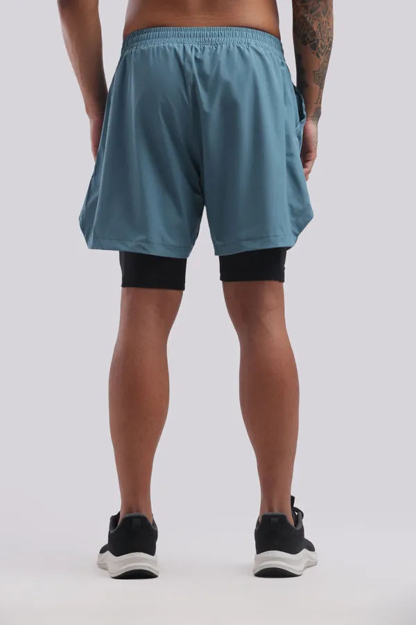 Sea_Green_And_Teal_Blue_Polyster_Drfyfit_Running_Shorts_For_Men_Pack_Of_2